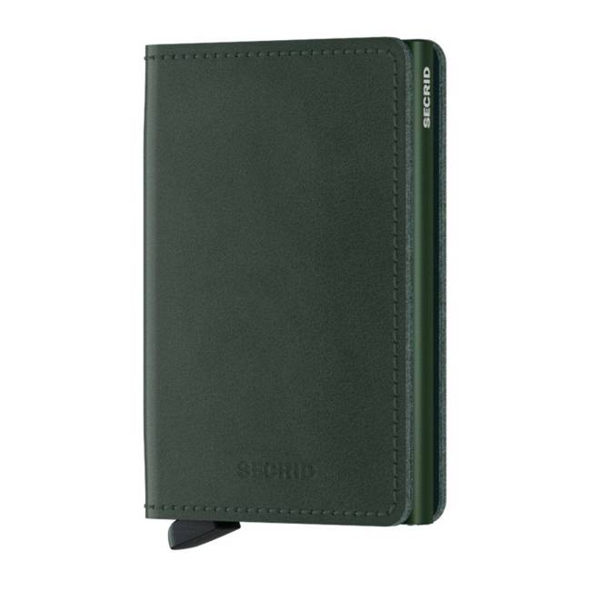 Mały portfel RFID Slimwallet Secrid Original - original green