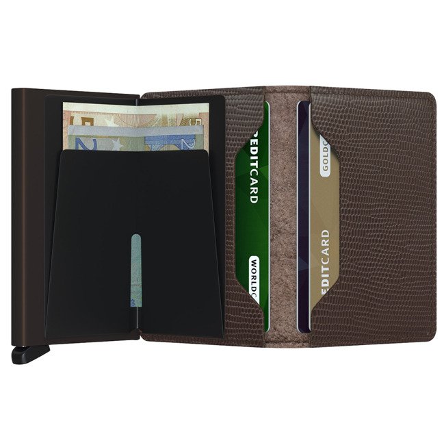 Mały portfel RFID Slimwallet Secrid Rango - brown