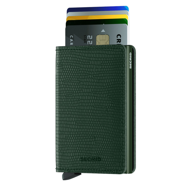 Mały portfel RFID Slimwallet Secrid Rango - green