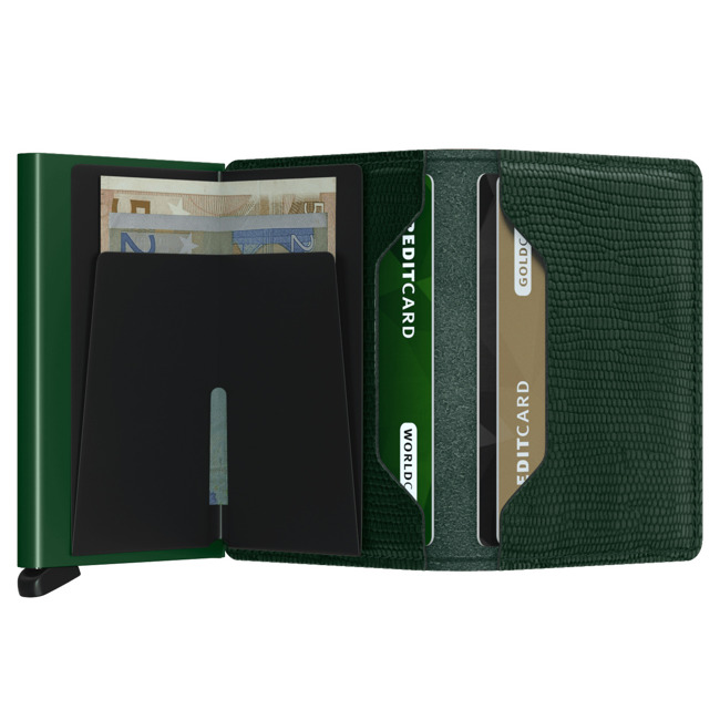 Mały portfel RFID Slimwallet Secrid Rango - green