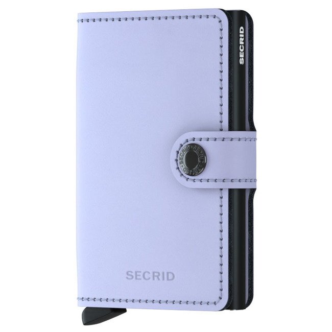 Mały portfel kieszonkowy Miniwallet Mette Secrid - lilac / black 