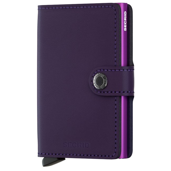 Mały portfel kieszonkowy Miniwallet Secrid  Matte - purple