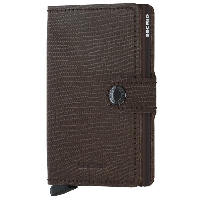 Mały portfel kieszonkowy Miniwallet Secrid Rango - brown/brown
