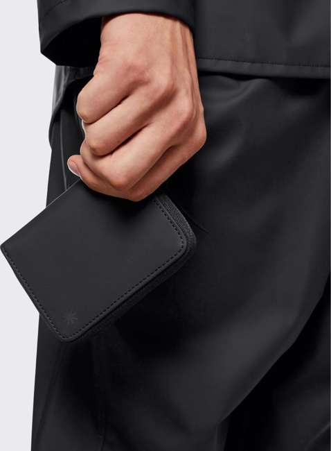 Mały portfel kieszonkowy Rains Wallet Mini - black