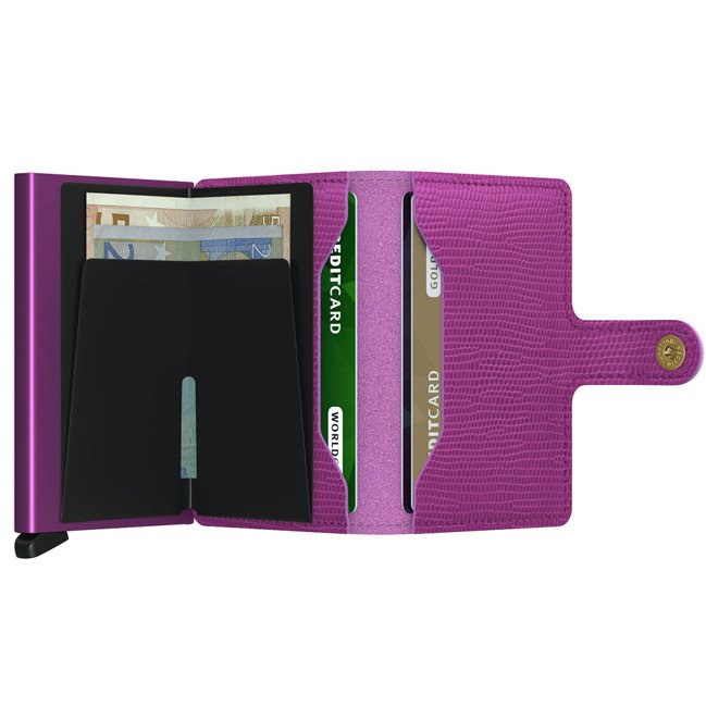 Mały portfel kieszonkowy Secrid Miniwallet Rango - violet/violet