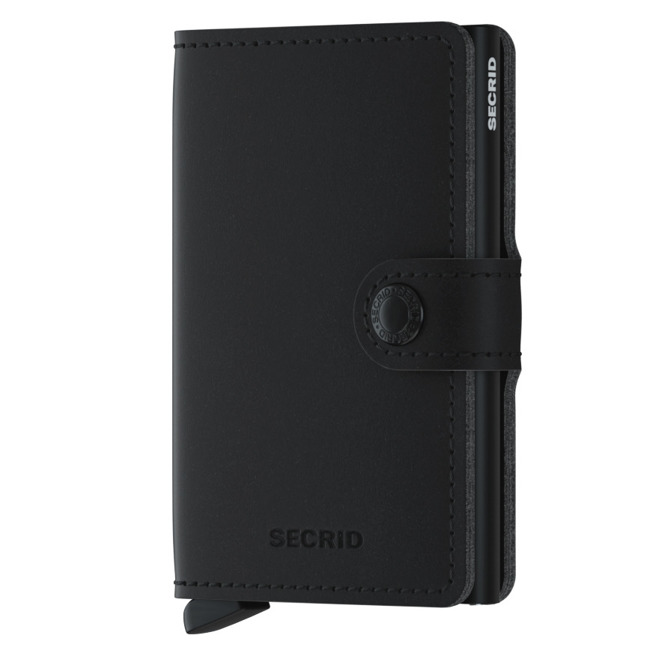 Mały portfel kieszonkowy Secrid Miniwallet Vegan Soft Touch - black
