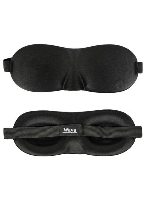 Maska opaska do spania Waya 3D Comfort - black