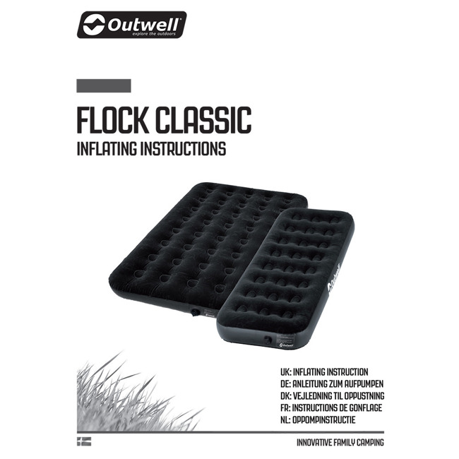 Materac dla 1 osoby Flock Classic Single Outwell 