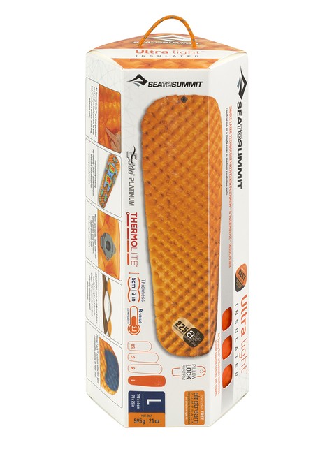 Materac z izolacją Sea to Summit UltraLight™ Insulated Large - orange