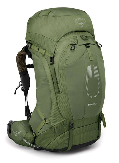 Męski plecak trekkingowy Osprey Atmos AG 65 L/XL - mythical green