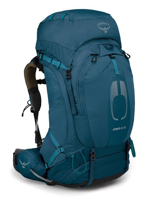 Męski plecak trekkingowy Osprey Atmos AG 65 S/M - venture blue