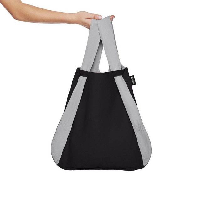 Miejska torba 2-w-1 Notabag - grey / black