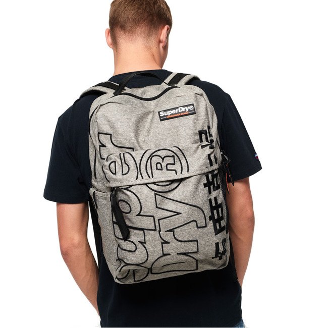 Miejski plecak Superdry Academic Backpack - light grey marl