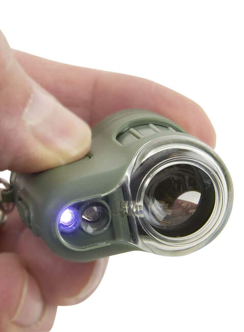 Mikroskop kieszonkowy Carson MicroMini 20x Pocket Mcroscope - safari green