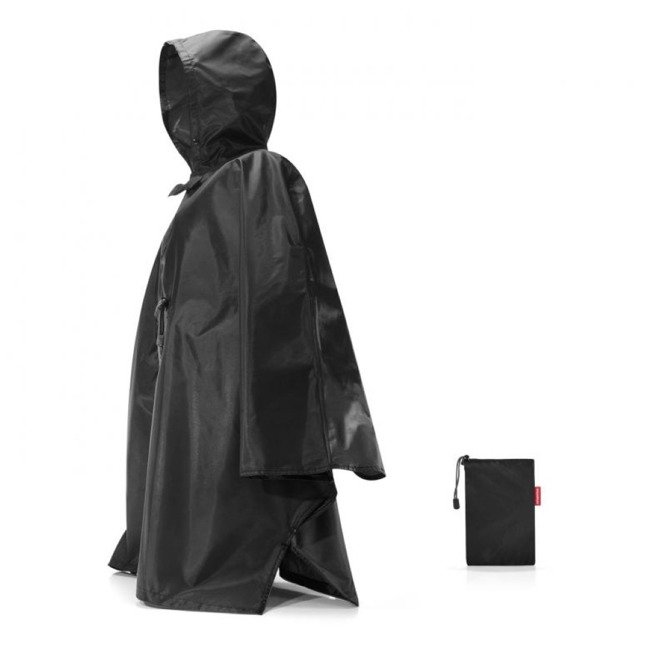 Mini Maxi poncho / peleryna przeciwdeszczowa Reisenthel - black