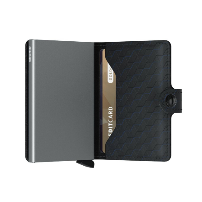 Mini Portfel Secrid Miniwallet Optical - black / titanium