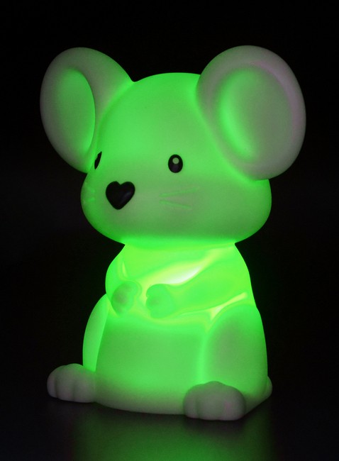 Mini lampka nocna na baterie Dhink Myszka