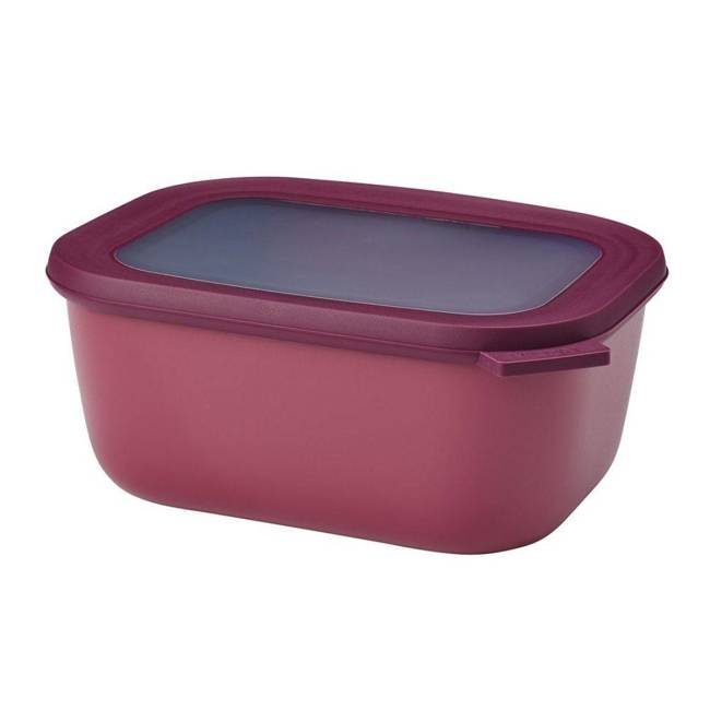 Miska kuchenna z pokrywką Mepal Cirqula Rectangular 1,5 l - nordic berry