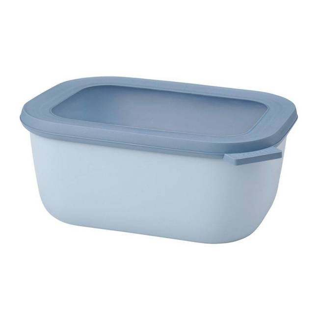 Miska kuchenna z pokrywką Mepal Cirqula Rectangular 1,5 l - nordic blue