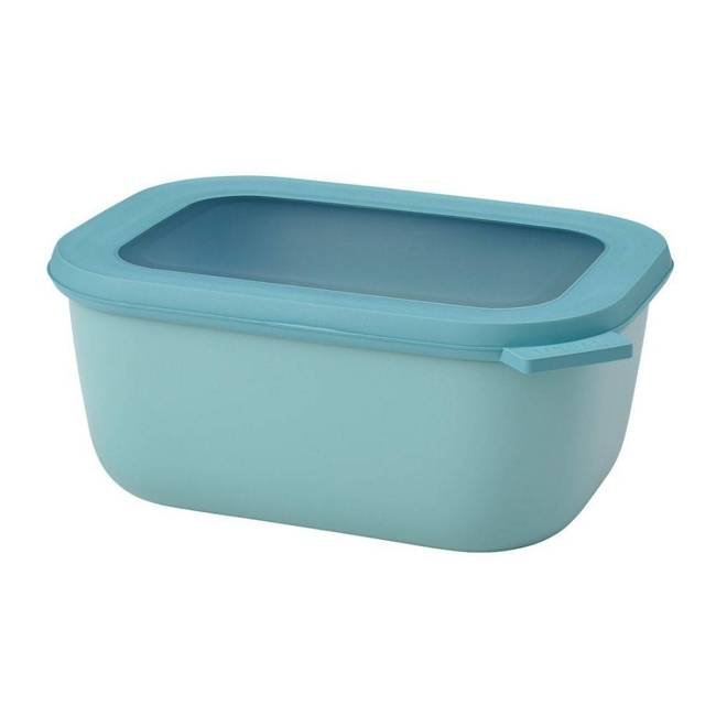 Miska kuchenna z pokrywką Mepal Cirqula Rectangular 1,5 l - nordic green