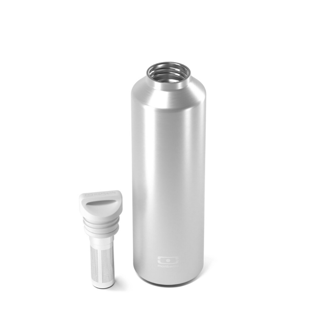 Monbento butelka z zaparzaczem MB Steel 500 ml - silver