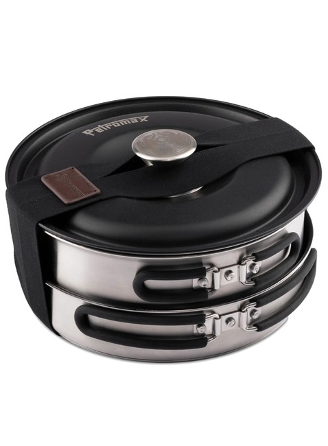 Naczynia kempingowe Petromax Dimego Camping Pot Set - stainless steel