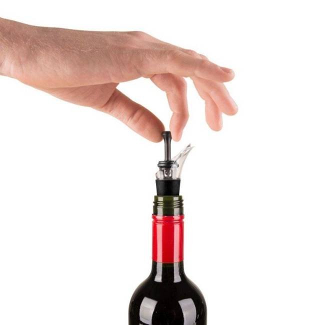 Nalewak i korek do wina Wine Server & Stopper Vacu Vin - 2 sztuki