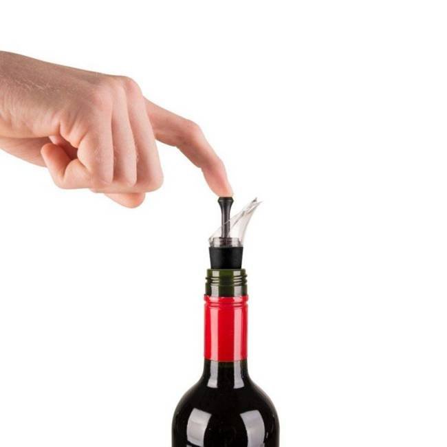 Nalewak i korek do wina Wine Server & Stopper Vacu Vin - 2 sztuki