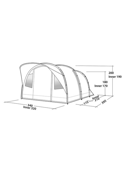 Namiot rodzinny Easy Camp Edendale 600 - blue