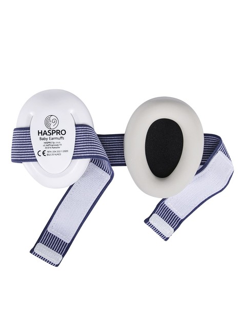 Nauszniki ochronne dla niemowląt małych dzieci Haspro Baby Earmuffs - blue