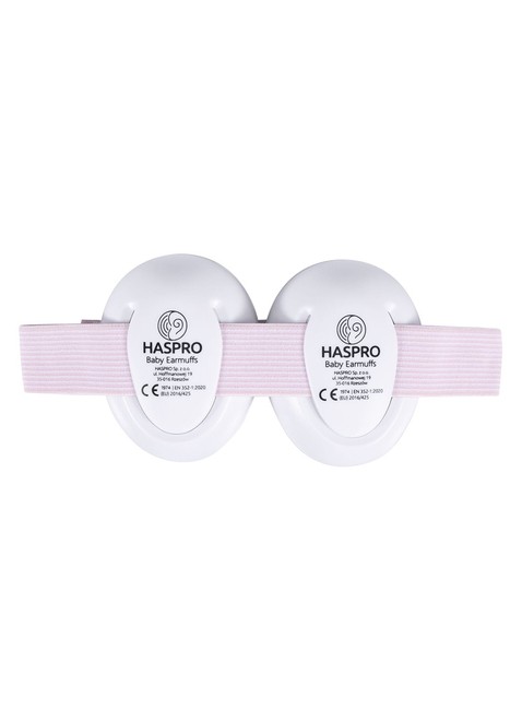 Nauszniki ochronne dla niemowląt małych dzieci Haspro Baby Earmuffs - pink