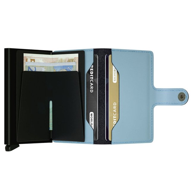 Nieduży portfel Secrid Miniwallet Matte - blue