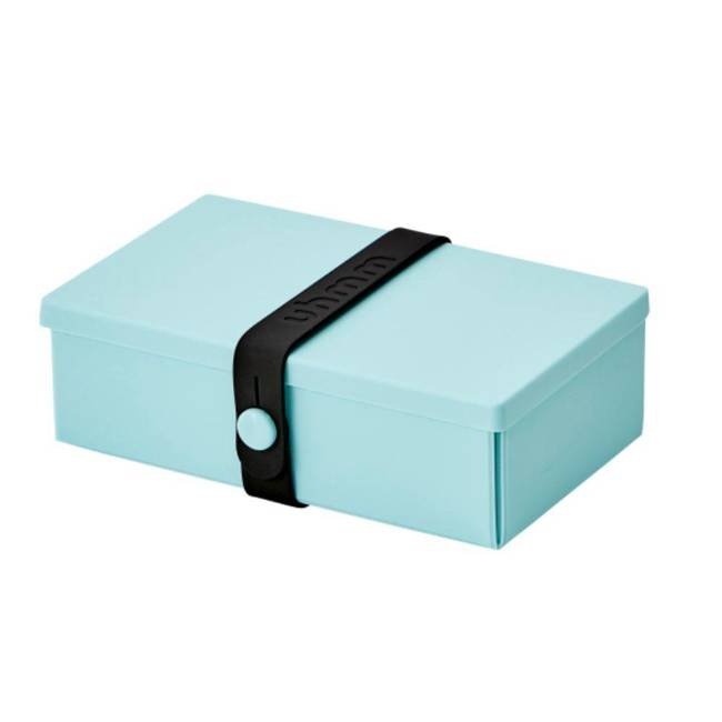 No.01 lunchbox z opaską na sałatki Uhmm - mint green / black