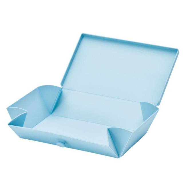 No.01 składany lunchbox Uhmm - light blue / pink