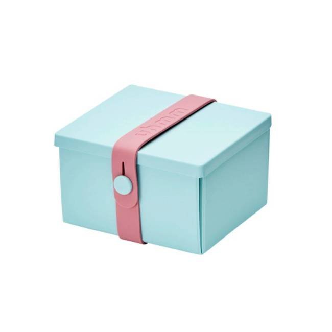No.02 lunchbox składany na sałatki Uhmm - mint green / pink