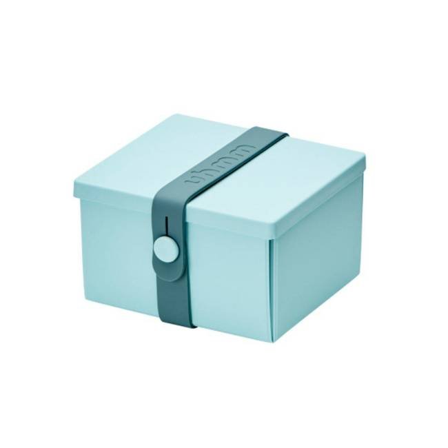 No.02 pudełko z opaską na masło Uhmm - mint green / petrol