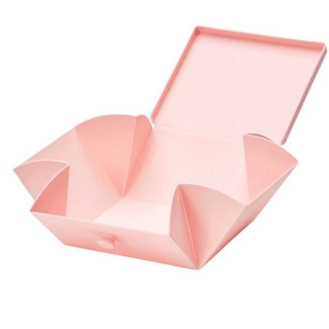 No.02 składany lunchbox z opaską Uhmm - pink / mint