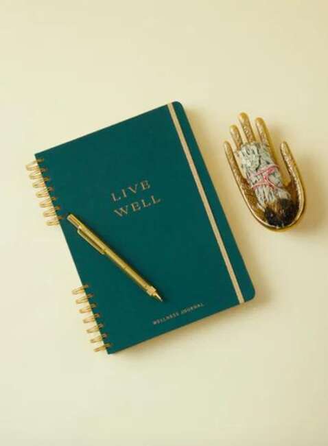 Notatnik Designworks Ink  Guided Wellness Journal 200 stron - live well