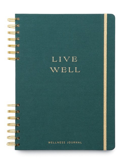 Notatnik Designworks Ink  Guided Wellness Journal 200 stron - live well