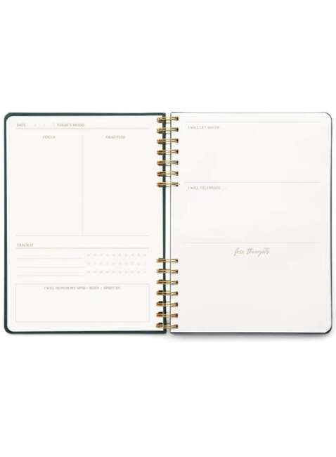 Notatnik Designworks Ink  Guided Wellness Journal 200 stron - live well