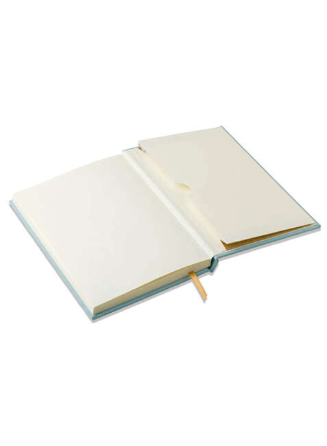 Notatnik z kieszenią Designworks Ink 160 stron Hard Cover Suede Cloth Journal - arch dot