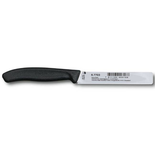 Nóż do obierania i krojenia 10 cm Swiss Classic Victorinox - czarny