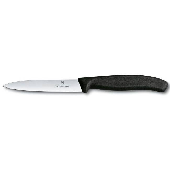 Nóż do obierania i krojenia 10 cm Swiss Classic Victorinox - czarny