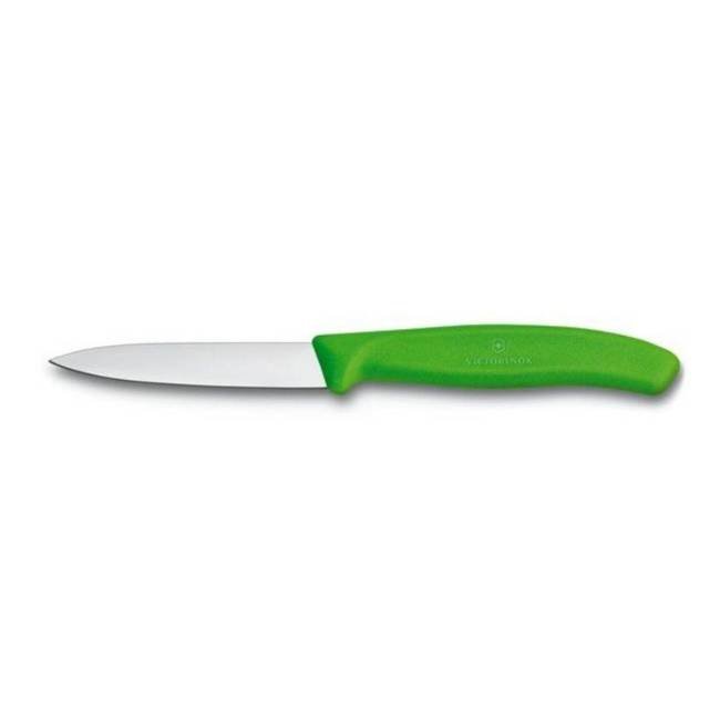 Nóż do obierania warzyw i owoców Swiss Classic 8 cm Victorinox - zielony