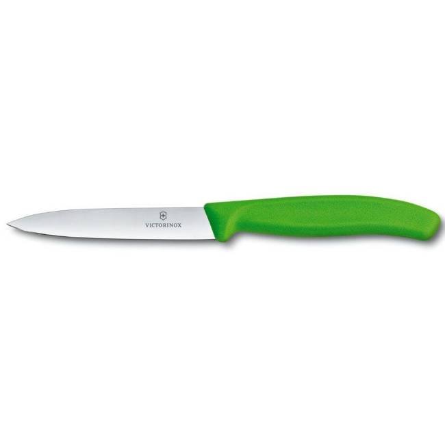 Nóż mały do warzyw i owoców 10 cm Swiss Classic Victorinox - zielony