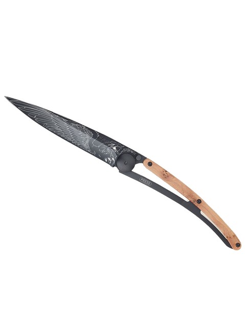 Nóż składany Deejo Pocket Knife Juniper Wood - eagle