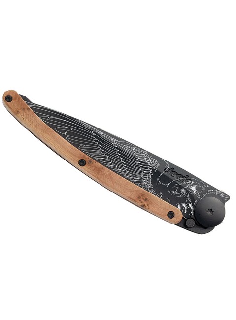 Nóż składany Deejo Pocket Knife Juniper Wood - eagle