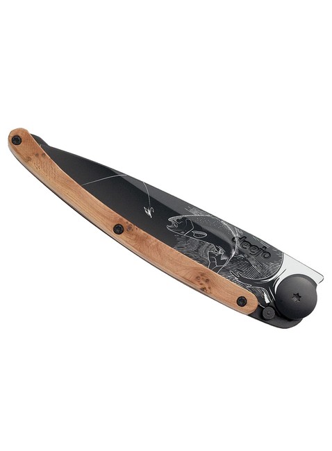 Nóż składany Deejo Pocket Knife Juniper Wood - trout