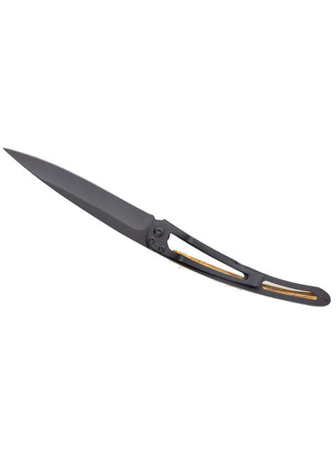 Nóż składany Deejo Pocket Knife Olive Wood - yin & yang