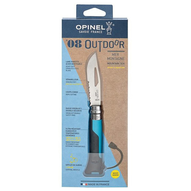 Nóż składany Opinel Outdoor N°08 - blue